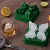 SHAPED 2-PACK 3D Ancient Alien Ice Mold Trays, Flexible Silicone