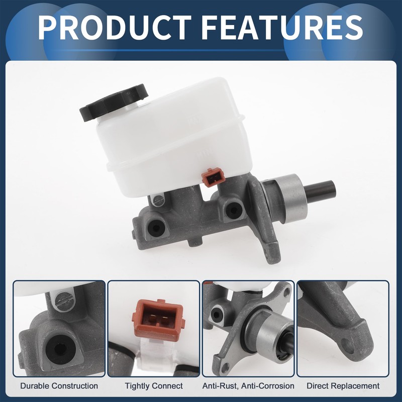 INFINAUTO Brake Master Cylinder No.5851002010 for Hyundai Atos 1998-2003 Hydraulic