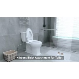 The toilet bidet is compatible with two-piece standard toilets. Bidet Fresh Water Spray Kit Non Electric Toilet Seat Attachment with Dual Nozzle