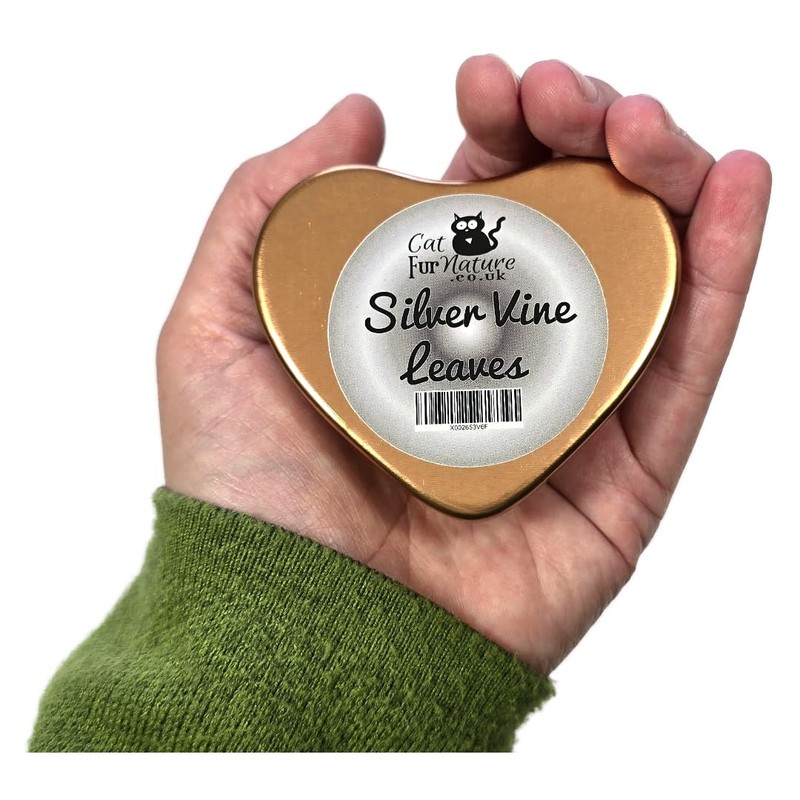 Cat FurNature - Silver Vine Leaves for cats in a