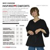 Inspired Comforts Mastectomy Recovery - Camisa de recuperación con bolsillos