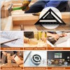 Senbaler 12 Inch/300mm Aluminum Alloy Triangle Ruler, Woodworking Speed Square
