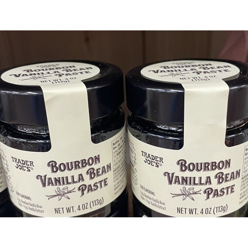 Trader Joe's 2 Bottles Trader Joe’s Bourbon Vanilla Bean Paste