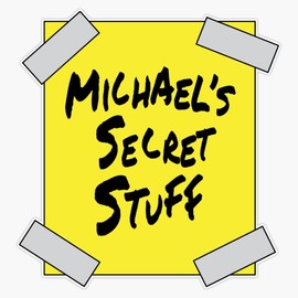 Michael'S Secret Stuff Sticker Bumper Sticker Vinyl Decal 5"