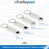 Trolleyman - Recycled Aluminium Shopping Trolley Remover - Keyring for