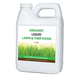 Organic Liquid Lawn & Turf Food (32oz, Mixes to 32 Gallons)