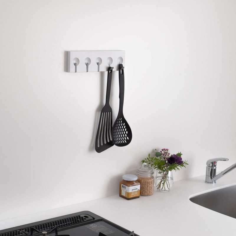 Belca FK-5HW Kitchen Storage, Magnet, 5 Hooks, FLAT in Width
