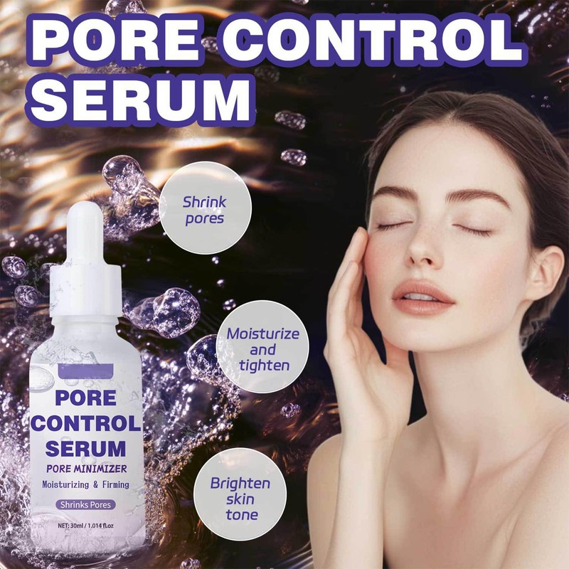 Rostblant Porenverfeinerndes Serum,Gesichtsserum Reduziert Dunkle Flecken, Verkleinert die Poren und