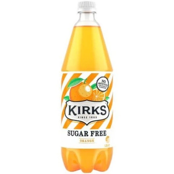 Kirks Sugar Free Orange Soft Drink Bottle 1.25ml