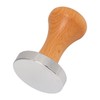 Coffee Tamper Stainless Steel Flat Bottom Tamping Tool Coffee Hand