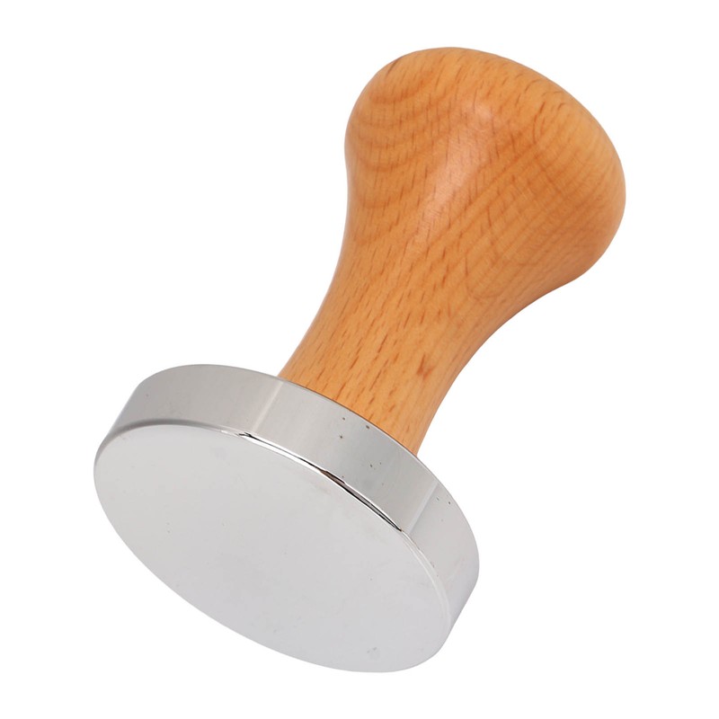 Coffee Tamper Stainless Steel Flat Bottom Tamping Tool Coffee Hand