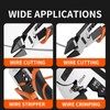 Wire Cutters - 8" Pro Side Cutters with Wire Stripper