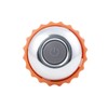 Kikkerland 2 in 1 Bike Bell & Light, Orange