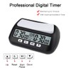 Eacam 3-in-1 Multipurpose Portable Professional Chess Clock Digital Chess Timer