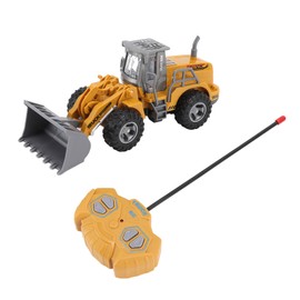 RC Engineering Vehicle 4 Way Wireless Remote Control 1/30 Scale Construction Model Car for Above 3 Years Old 4 Way Push Shovel Engineering Vehicle