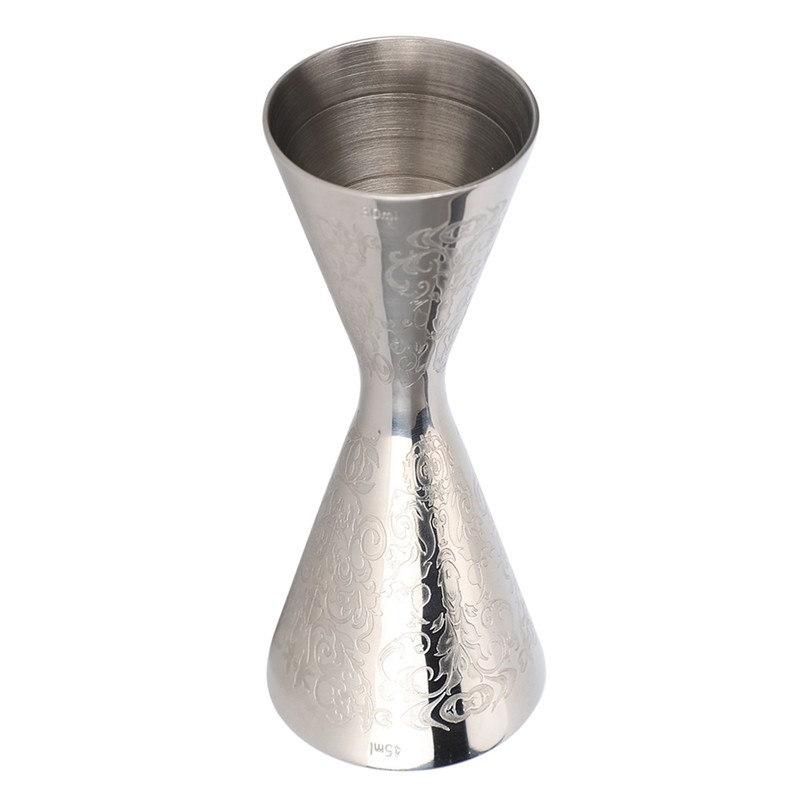 30ml 45ml Beautiful Stainless Steel Jigger with Scale Drink Wine
