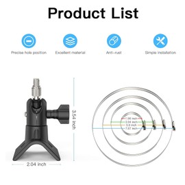 Camera Pole Mounting Bracket, Blink Pole Mounting Bracket Compatible with Blink Outdoor 3/Outdoor 4/ Blink XT/XT2/Blink Mini/Blink Outdoor Cameras Wall Mount
