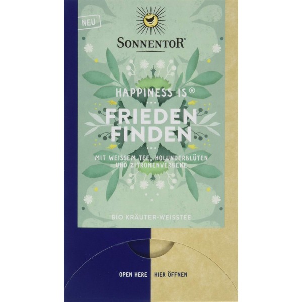 Sonnentor Organic Peace Find Tea Happiness is Pack of 3