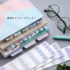 YIXINLYMY Post-it Film Sticky Notes, Header Stickers, Index Stickers, 6