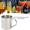Cocktail Mug 304 Stainless Steel Rust Proof Hammered Beer Cup