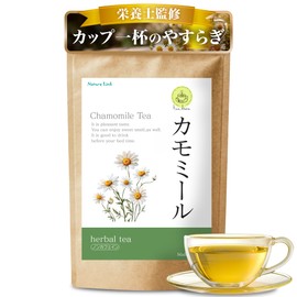 Chamomile Tea, German Chamomile, Made by Dietitians, Decaffeinated Relaxed, Herbal Tea Bags, 30 Packs