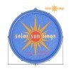 Solar Sun Rings Pool Cover | Sunburst Design | SSRA-SB-02