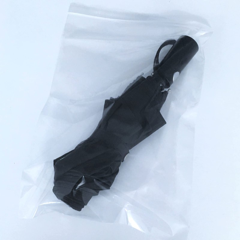 Japax AGJ-4 Plastic Bag with Zipper, Transparent, Length 13.4 x