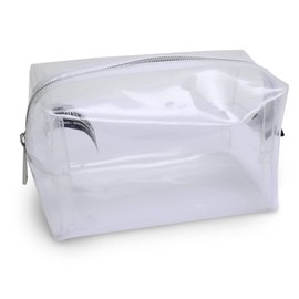 Fashion Stationery Large Clear Pencil Case Exam See Through Transparent Cosmetic Travel Toiletries Bag Makeup Bags Womens Mens Kids Girls Teenagers