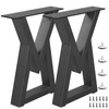 Rioychan 16 '' Metal Bench Legs, Desk and Coffee Table