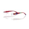 Switch It 2129 Glasses Frame, Red / Lime Blue, Half