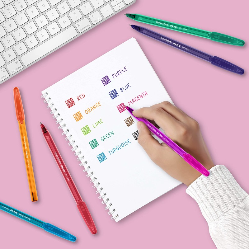 Paper Mate InkJoy 100ST Ballpoint Pens | Medium Point (1.0mm)