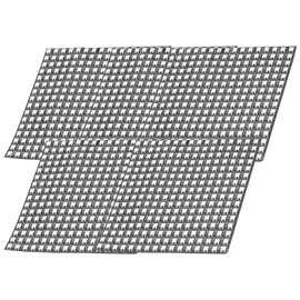 AZDelivery 5 x RGB LED Panel WS2812B 16 x 16 256 LEDs Flexible LED Module 5050SMD IC Single Addressable Full Colour Functions with DC5V Compatible with Raspberry Pi
