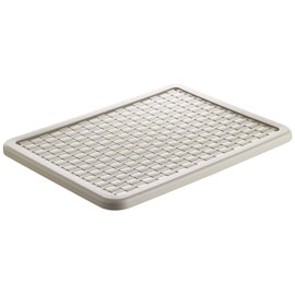 Rotho Country Storage Box Rattan Look 18 Litre Plastic (PP) Blue A4 Box