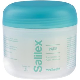 Salilex Pads Almohadillas Faciales Dermolimpiadoras Libres de Jabon Para Piel Grasa Con Tendencia a Acné, Ayuda a Limpiar Poros Abiertos y Reducir Imperfecciones 30 almohadillas