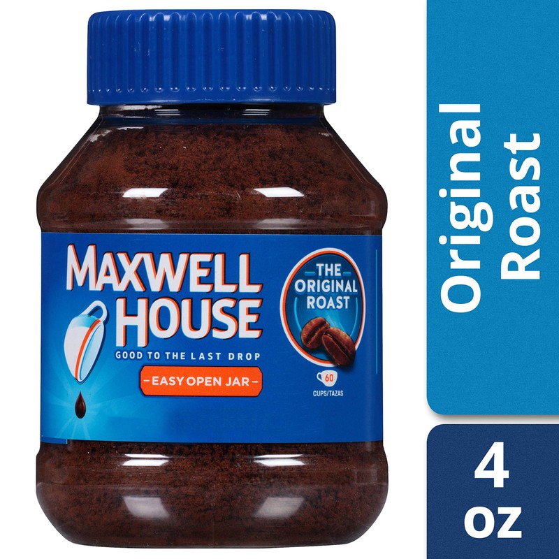 Maxwell House Original Medium Roast Instant Coffee (4 oz Jar)
