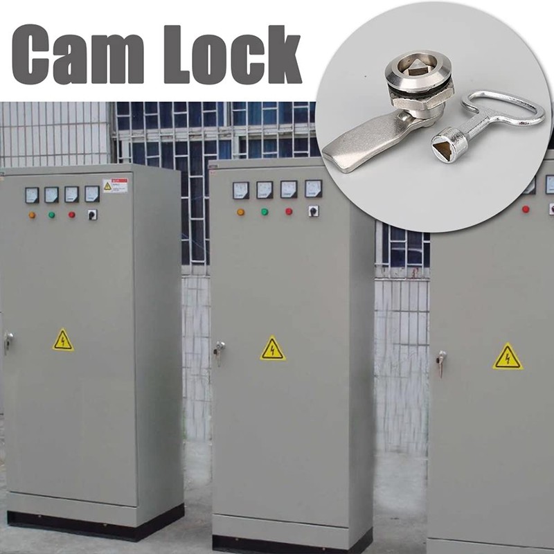 KREDHONG 2 Pcs Gas Meter Lock Cam Lock Stainless Steel