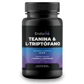 L-Teanina y L-Triptófano | Suplemento Alimenticio para Relajación y Bienestar Emocional | Apoyo al Equilibrio Mental | Fórmula Dual | Sin Aditivos