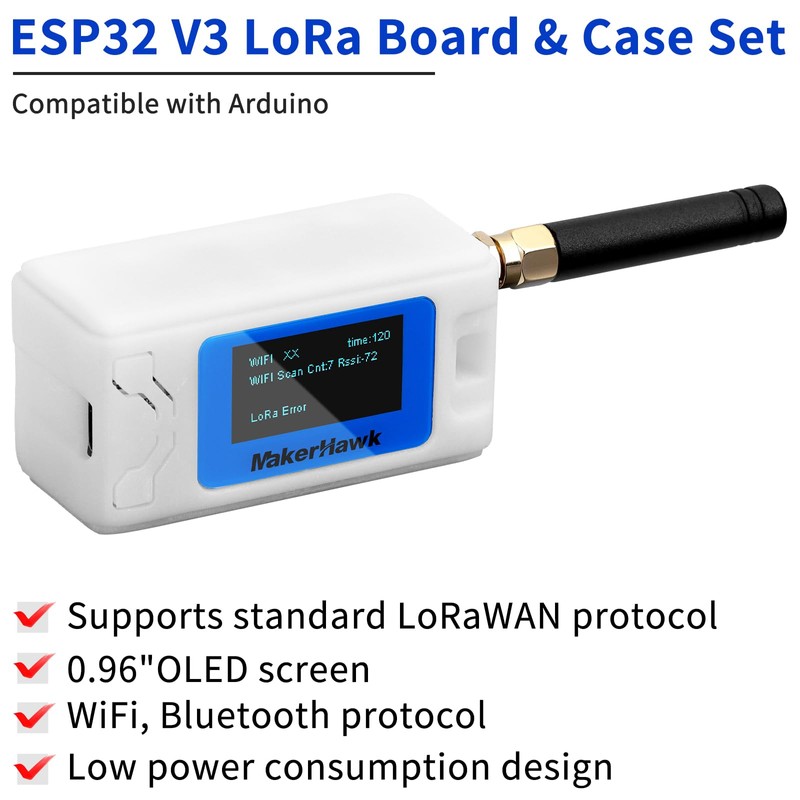ESP32 LoRa V3 Development Board + 1100mAh Battery + N30