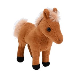 Wild Republic Pocketkins Eco Horse, Stuffed Animal, 5 Inches, Plush Toy, Made from Recycled Materials, Eco Friendly
