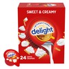 International Delight Coffee Creamer Singles, Sweet & Creamy, Shelf Stable