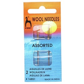 Pony Gold Eye Sewing Needles: Wool, Multi-Colour