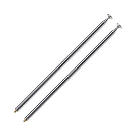 OTOTEC Teleskopantenne mit M3-Gewinde, 6 Abschnitte, für AM, FM-Radio, TV, RC, Auto, Flugzeugsteuerung, Ersatz-Fernbedienung, Zubehör, gestreckte Länge 820 mm