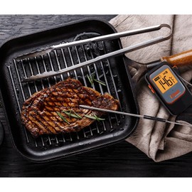 MAVERICK BT-600 iChef Bluetooth Digital Instant Read Cooking Kitchen Grilling Smoker BBQ Wireless Probe Meat Thermometer, Black
