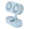 Desktop Double Fan Dual Motor 135° Angle Adjustable Handheld Fan