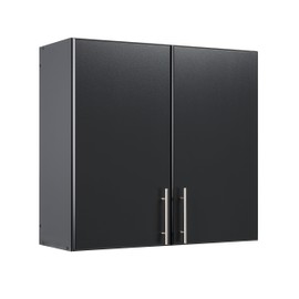 Prepac Elite 32" Tall Wall Cabinet, Black