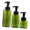 DOITOOL 3pcs Portable Pump Dispenser Multi-Function Empty Bottles for Toiletries