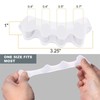 Toe Spacers(2 Pair), Gel Toe Separators to Correct Toes, Bunion