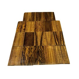 Lumber Wood for Woodworking - Construction - Landscaping 20 Sets, BOCOTE Wood Lumber/Knife Blank/Handle Book Unmatched 5" X 1-12 X 3/8