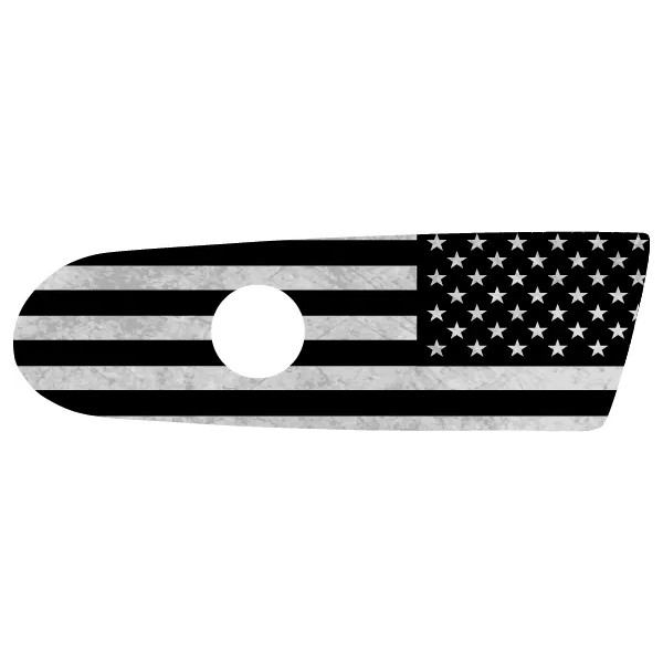 Kustom Cycle Parts Black and Grey American Flag M8 Air