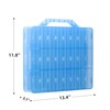 KISLANE Double Sided Storage Case for 48 Cars, Matchbox Cars,